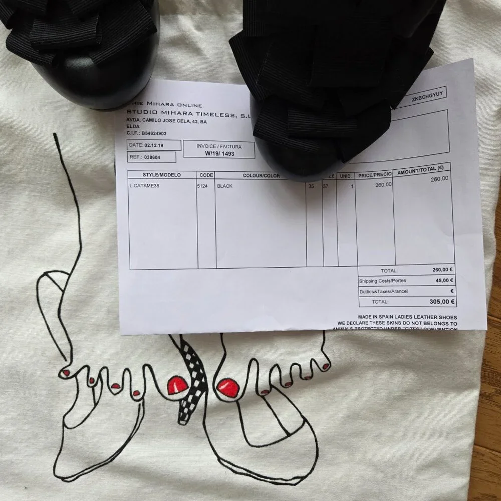 Chie Mihara "Catame" Heel in Black - Picture 13 of 13